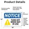 Signmission Turn Off When Not In Use, 18 in W x Rectangle, Vinyl Decal OS-2PACK-NS-D-1218-L-16771 - alternate 6